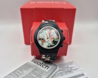 Swatch Chronograph “Flower Breeze” SVCF4002AG — Full Set Box & Papers Personal Collection