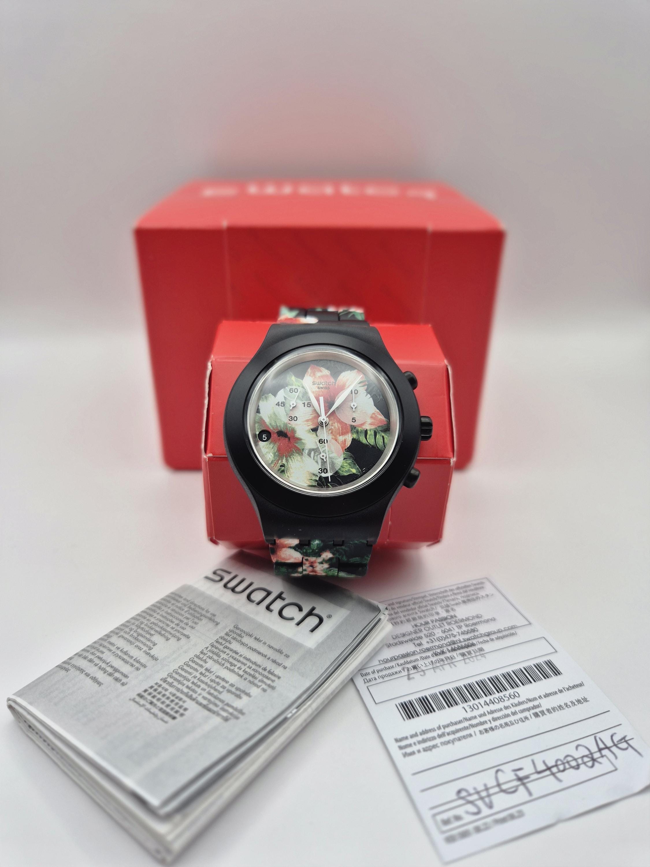 Swatch Flower Watch - Etsy