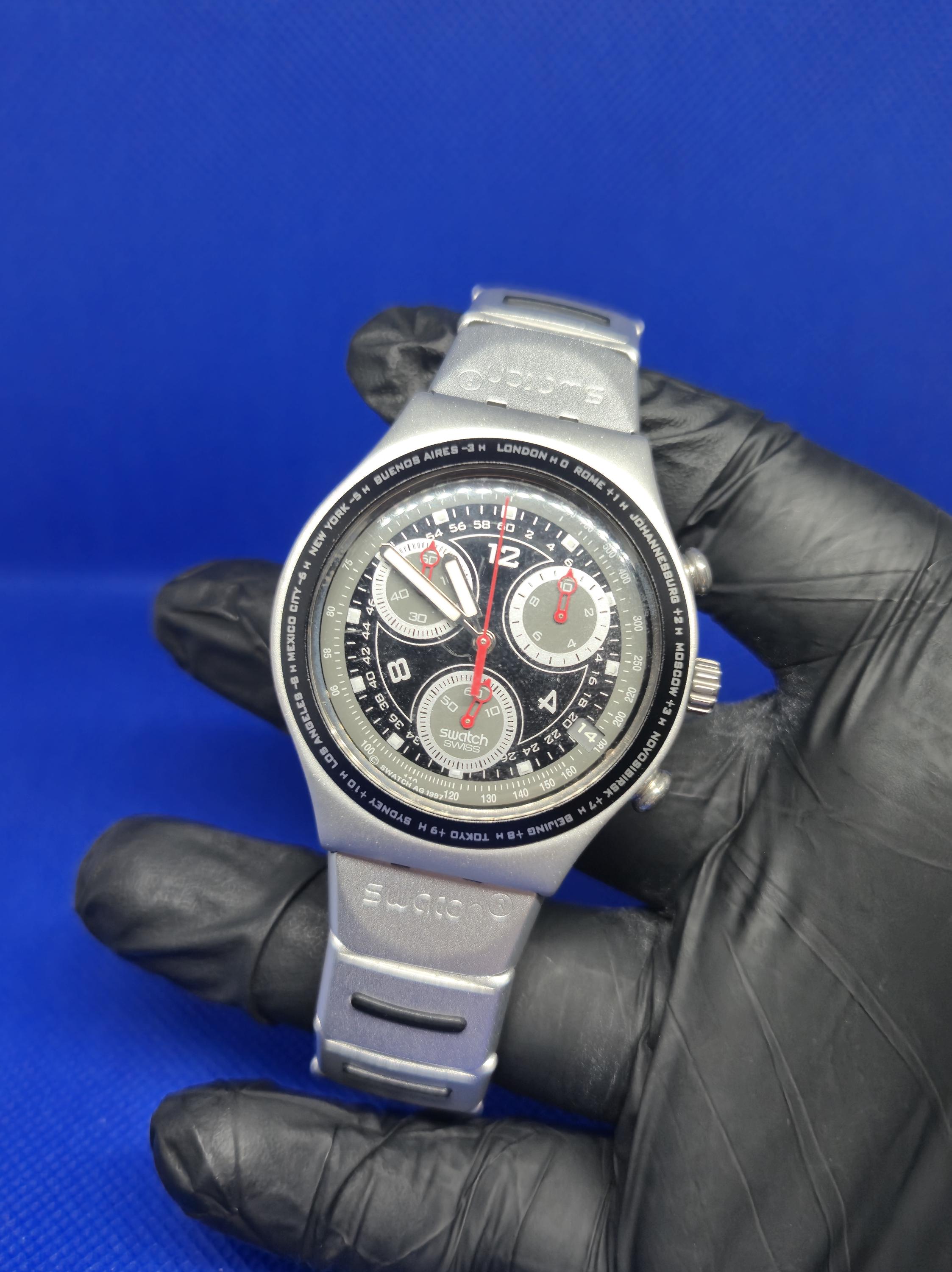 Swatch Irony Chrono YCS4000A “restless” (1997) — Vintage Swiss