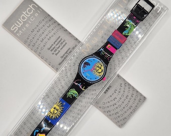 Vintage Swatch Musicall Watch: Europe in Concert SLB101 (1993)