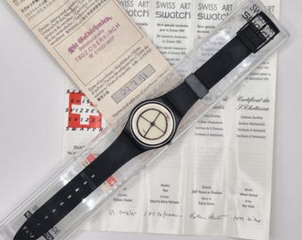 Vintage 1991 Swatch 'Wheel Animal' Uhr: Schweizer Kunst, neuwertig