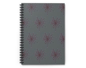 Spooky Spiderweb Journal – Gothic Halloween Notebook