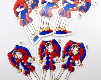 Amazing Digital Circus Vinyl Sticker Set
