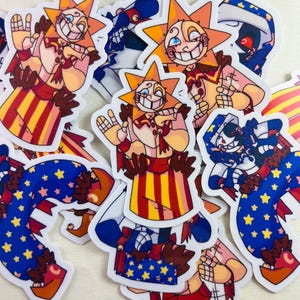 Sun and Moon Sticker Set