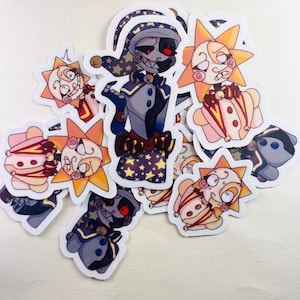 Sun and Moon Vinyl Sticker Pack