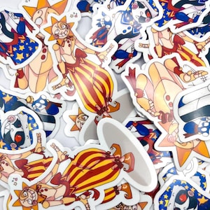 Sun and Moon Vinyl Stickers