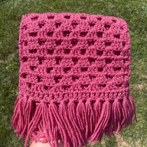 Handmade crochet scarf