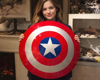 Custom Handmade Captain America Shield, Ballistic Level 3a, High Gloss
