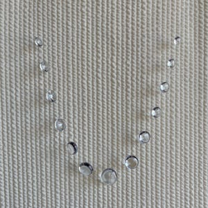 Handmade Water Drop Necklace, Rain Necklace, Transparent Necklace, Minimalist Drops Necklace, Dew Drop Jewelry, Drops Necklace
