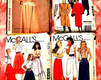 Vintage Outfits, Coats, and Skirts