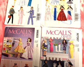 11 1/2" Doll Sewing Patterns