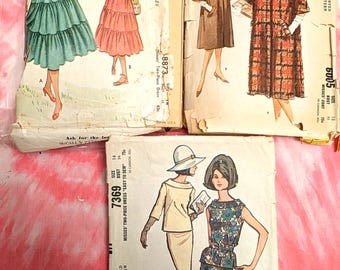 Vintage 1950 Sewing Pattern Dresses and coats