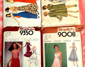 Vintage 1970 Sewing Pattern Dresses