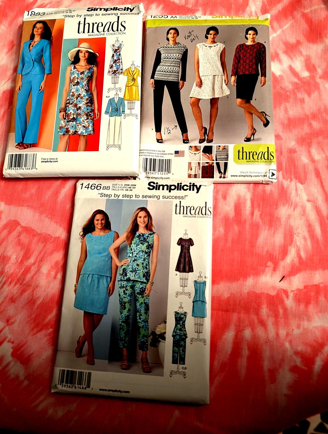 Threads Simplicity Sewing Pattern - Etsy