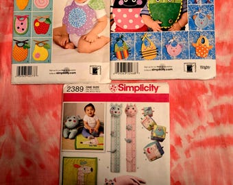 Sewing Patterns for Baby Bibs and Nursery Accessories