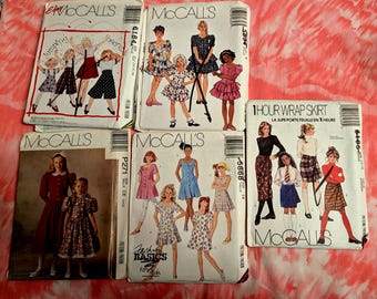 Vintage (1990's) Sewing Pattern Girls