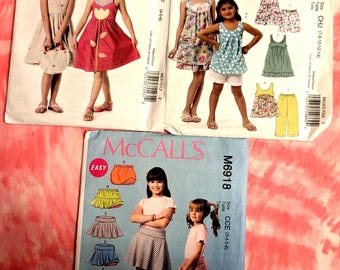 Girls Sewing Pattern Dresses and Skirts