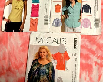 Sewing Pattern Blouses