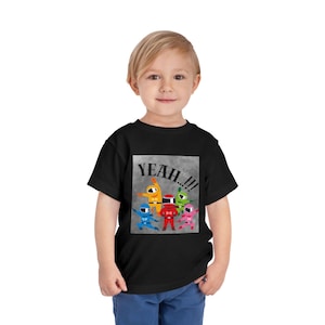 Power Rangers Toddler Tee, Kids Graphic T-Shirt, Children&#39;s Clothing, Mighty Morphin Ranger Shirt, Boys Girl&#39;s Superhero Top
