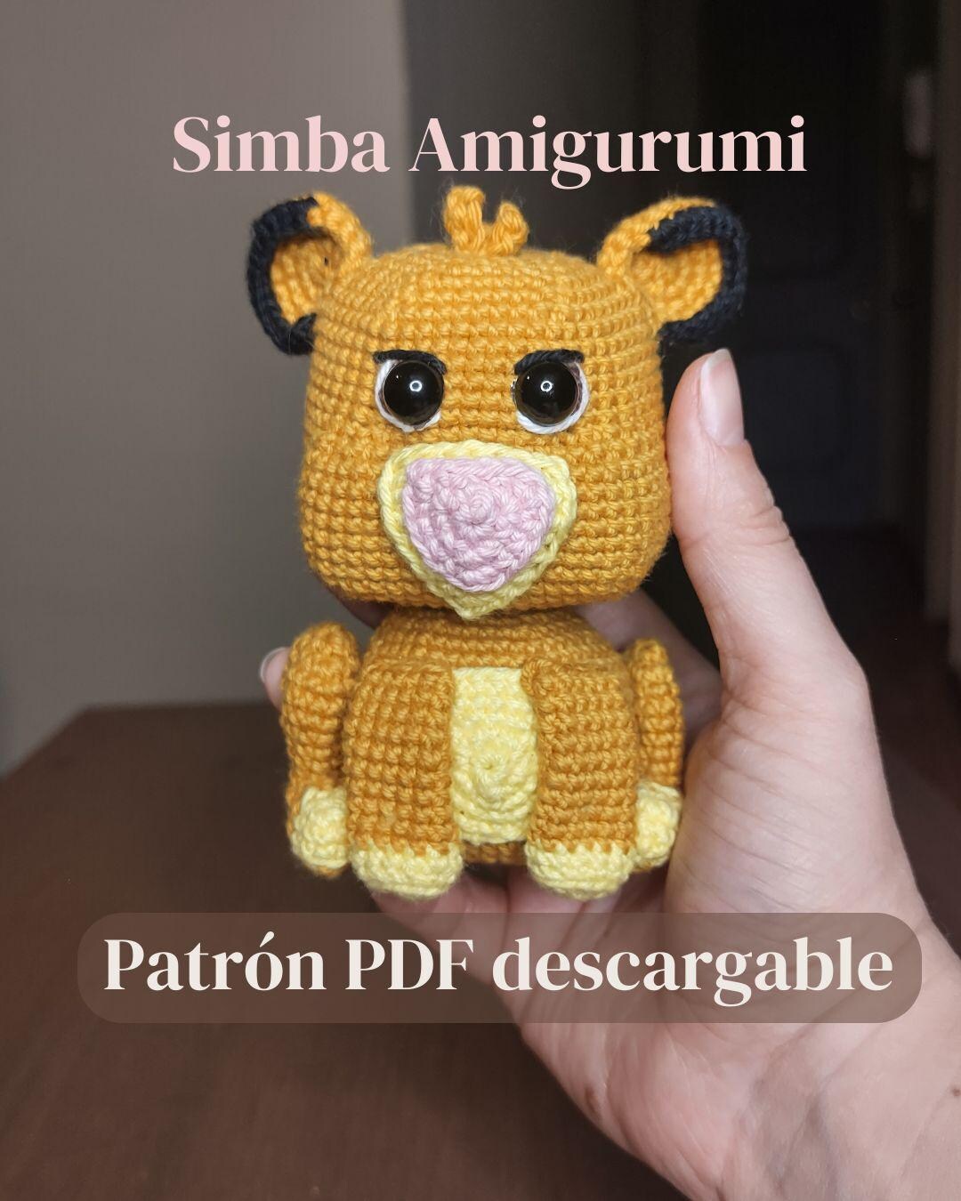 Amigurumi Simba PDF Pattern / Downloadable Pattern Inspired by the Lion ...
