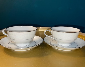 Taza y platillo Noritake - Juego de 2