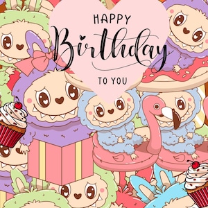 Carte de joyeux anniversaire