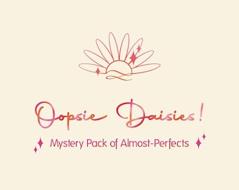 Oopsie Daisy Mystery Pack: Paquete aleatorio de 3 pegatinas troqueladas de vinilo
