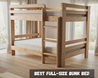 DIY Castle Bed Plans for Kids – Twin Size Loft Bunk Bed | Indoor Playhouse Bed Blueprint | Woodworking Plans PDF Instant Download