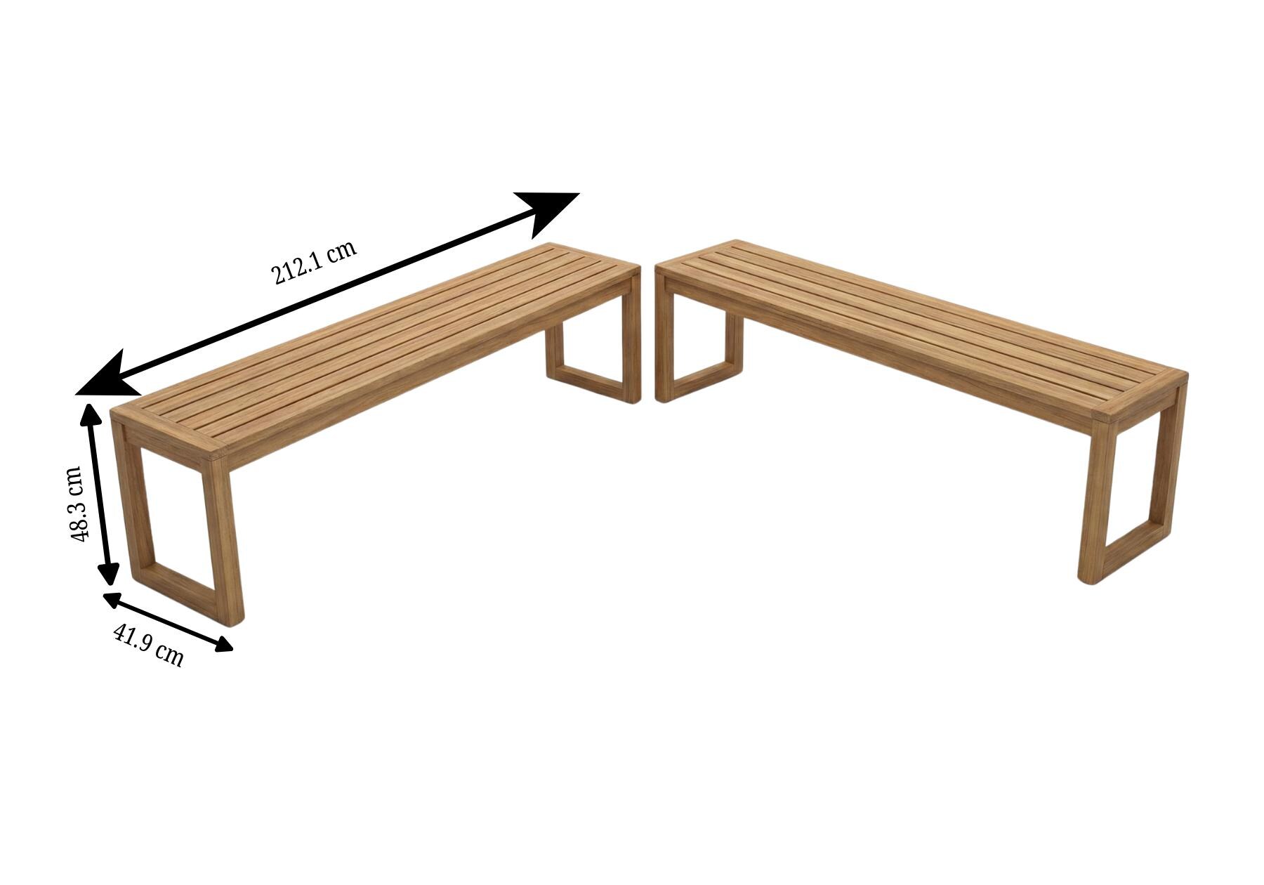 Modern Outdoor Bench Plans PDF | DIY Slat Garden Bench & Patio ...