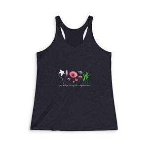 Floral Racerback Tank Top: Boho Workout Active