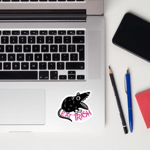 Eat Trash Opossum Sticker
