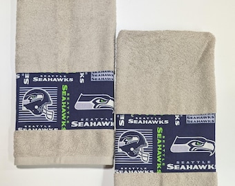 Seattle Seahawks bathroom hand towels