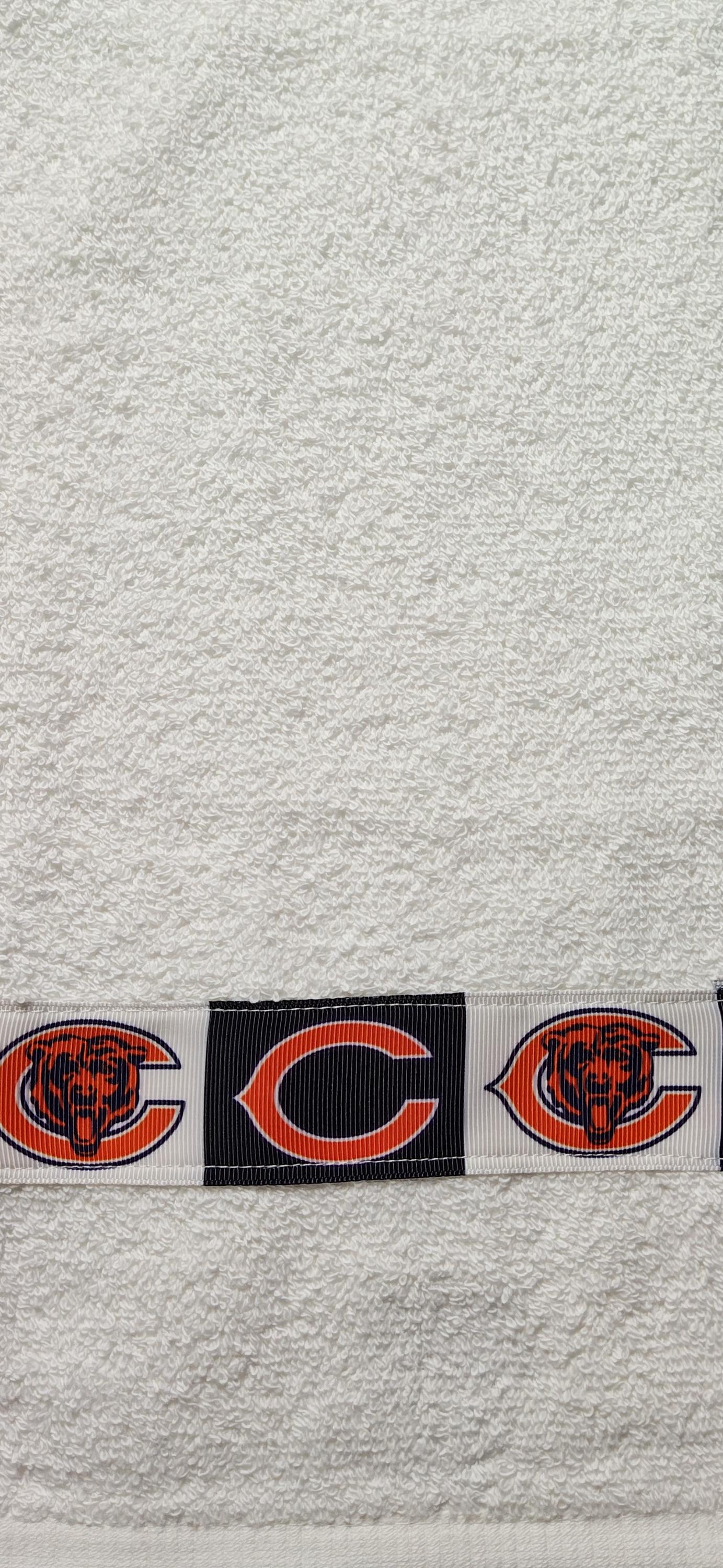 Chicago Bears Bathroom Hand Towels - Etsy