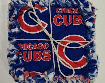 Chicago Cubs drink coasters