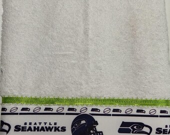 Seattle Seahawks bathroom hand towels