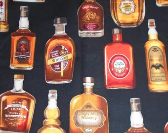Pañuelo con botellas de whisky