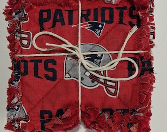 New England Patriots drink coasters