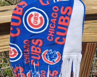 Chicago Cubs fleece scarf