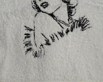 Marilyn Monroe hand towel