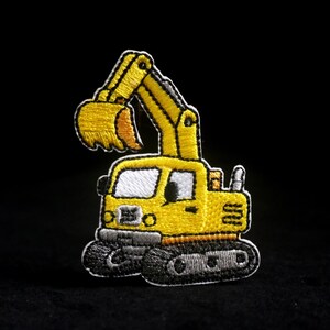 Bagger Aufnäher, Applikation zum aufbügeln, für Jeans, für die Jacke