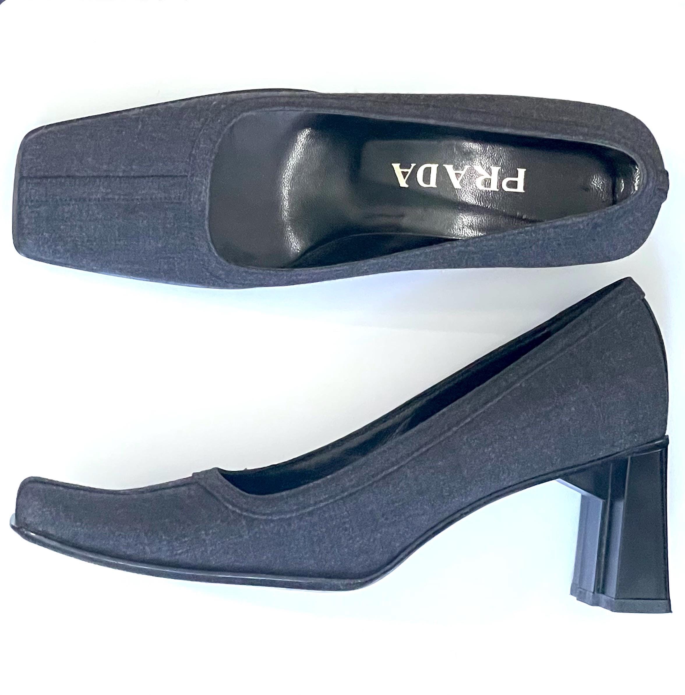 Vintage Square Toe Prada - Etsy