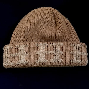 Hèrmes Monogram Beanie Hermes H Monogram Cashmere Beanie main image 4
