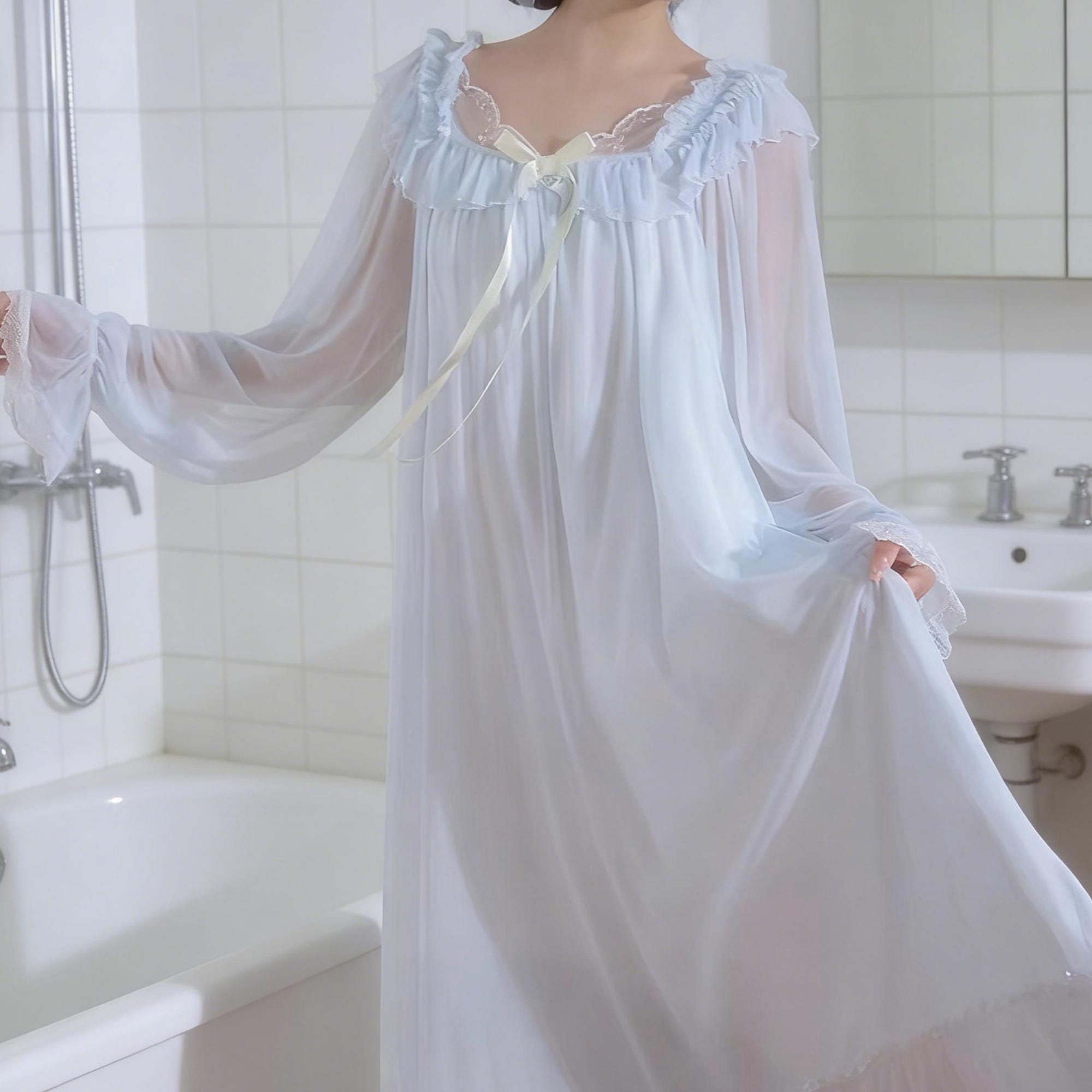 green emerald velvet dress Short Mulberry Silk Dress Free Flow Night Gown