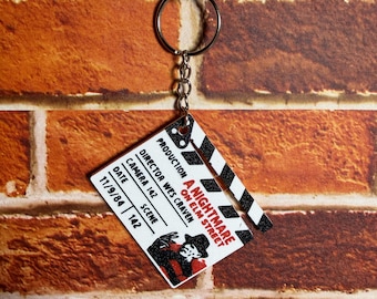 Nightmare on Elm Street Movie Slate Keychain