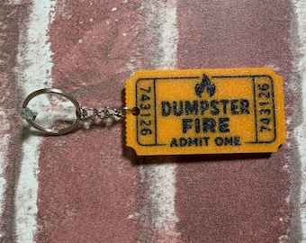 Ticket Stub Keychains
