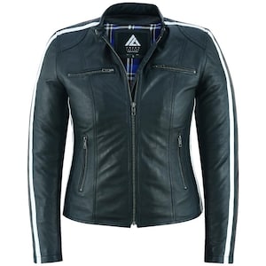 Arian Womens Urban Edge Genuine Leather Jacket