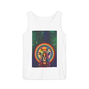 Gay Pride Rainbow Cosmos Tank Top