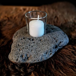 Stone Candle Holder