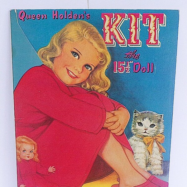 Uncut Vintage Paper Doll Set Queen Holden's Kit