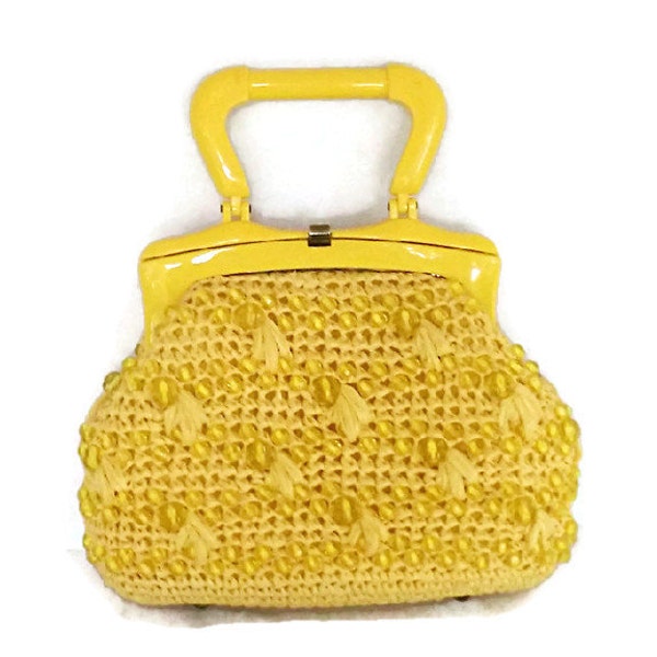 Vintage Yellow Purse